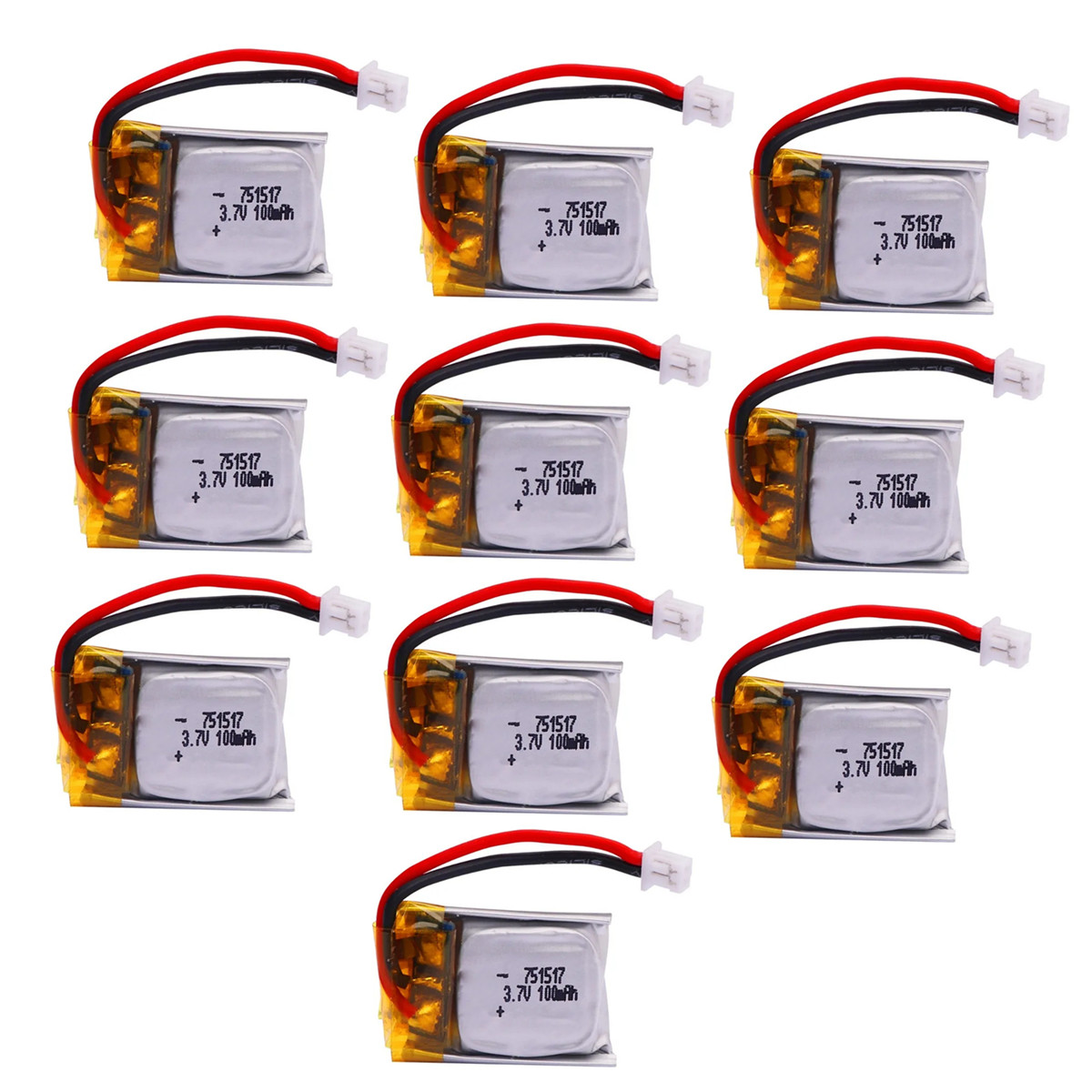 Drone Fq777 Rc Quadcopter - 1-10PCS 3.7V 100mAh 751517 FQ777-124 Battery