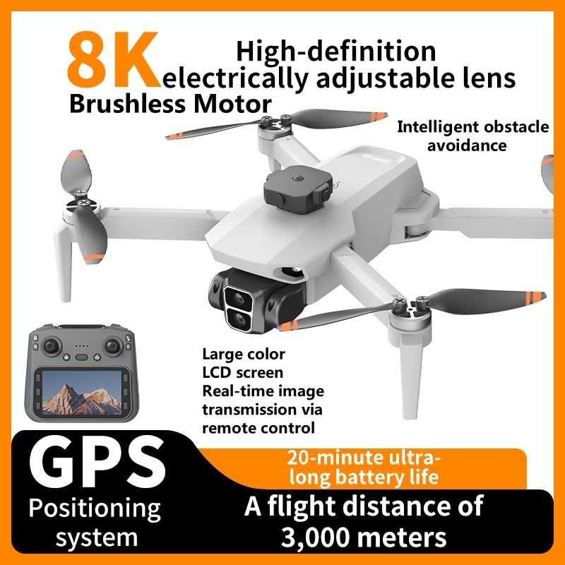 Drone Rc Foldable - 8K ESC Camera Obstacle Avoidance GPS