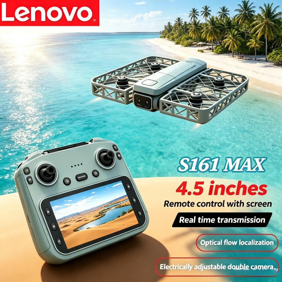 Drone Rc Foldable - Lenovo S161 MAX Foldable RC Quadcopter