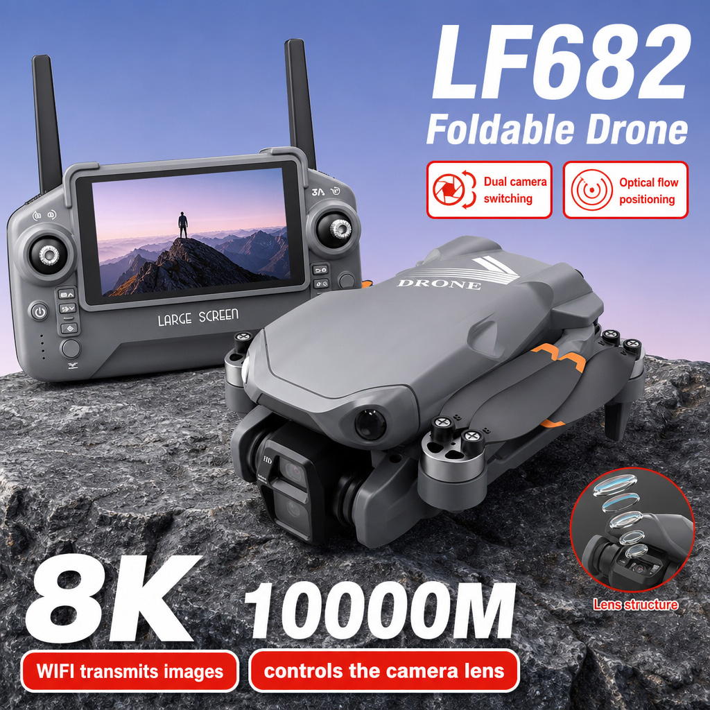 Drone Rc Pro 2 - Aerial Photo LF682 Drone 8K HD