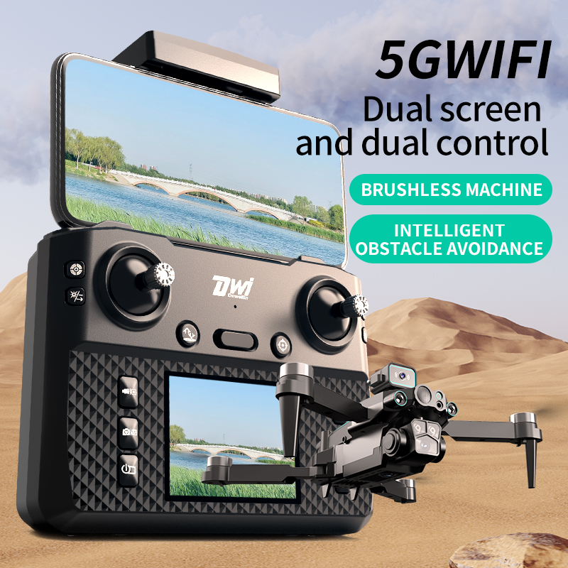 Drone Rc Foldable - DWI D22 8K Screen FPV RC