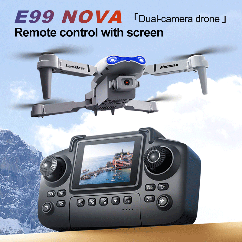 Drone Rc Foldable - FACEGLE UAV E99 Nova RC Drone