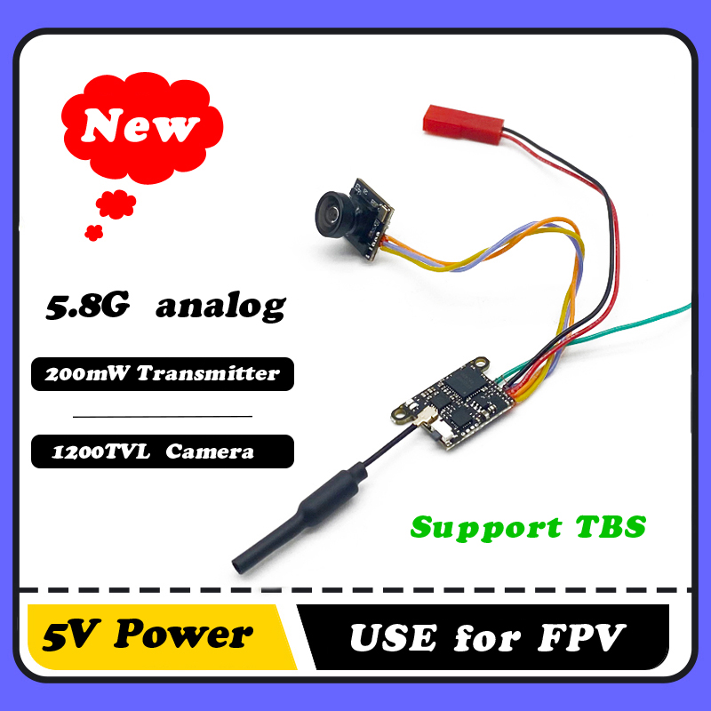 Drone Rc Controller And Receiver - SLONWAKE 5.8G 1200TVL FPV Camera VTX