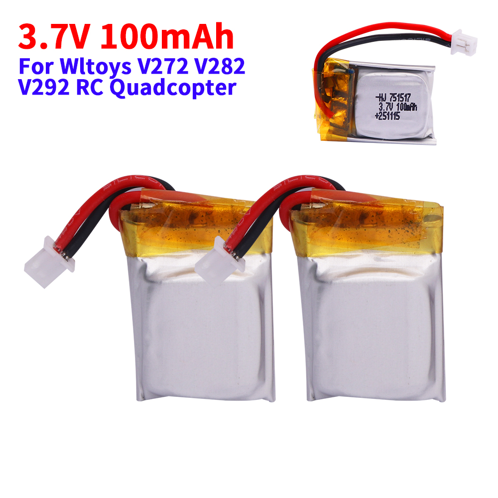Drone Fq777 Rc Quadcopter - 3.7V 100mah Lipo Battery FQ777-124 for