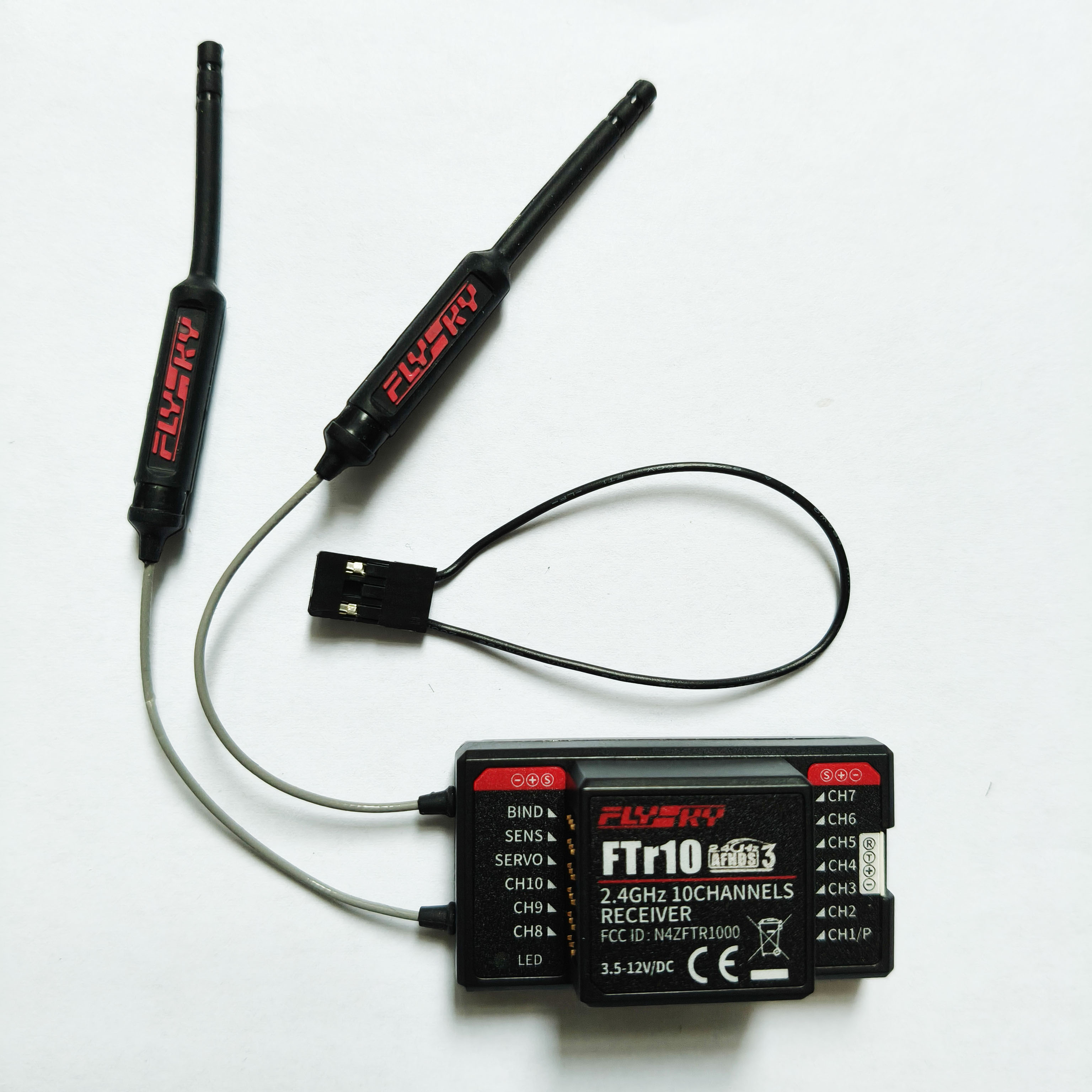 Drone Rc Controller And Receiver - FlySky FTr10 FTr16S 2.4G Two-Way Dual
