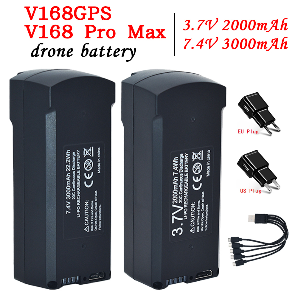 Drone Rc Pro 2 - GPS V198 7.4V 3000mAh Battery RC