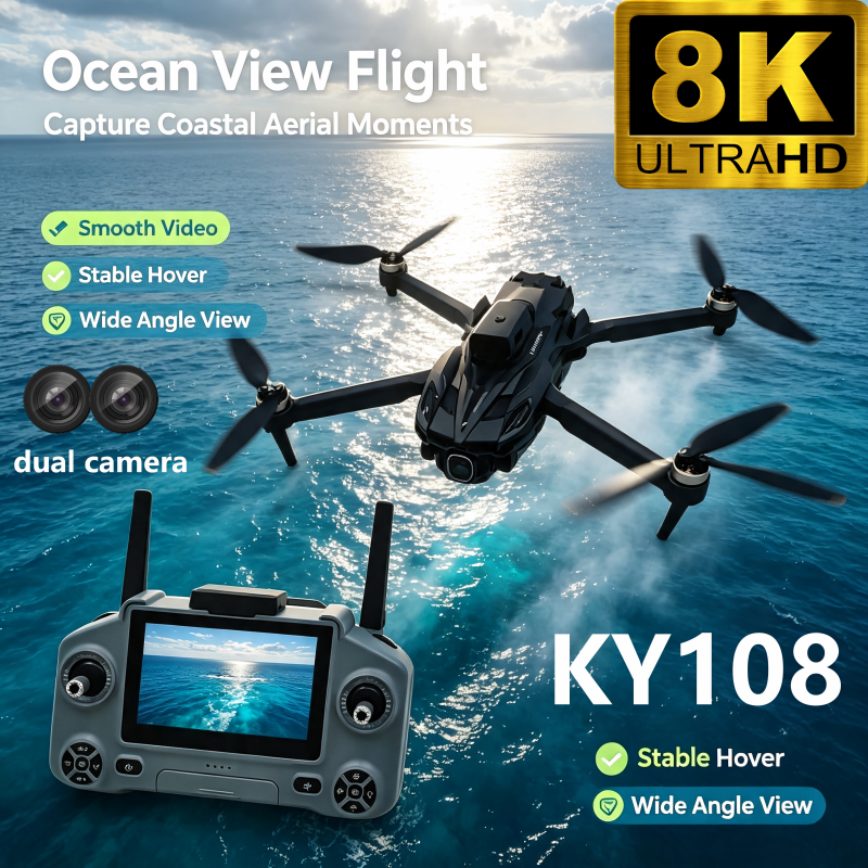 Drone Rc Foldable - 2026 New KY108 Drone With 8K