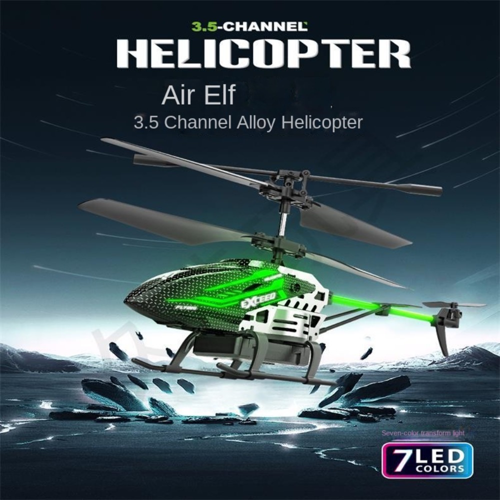Alloy ABS 7 LED Colors RC Heli - огляд і ціна Drone Rc Jet