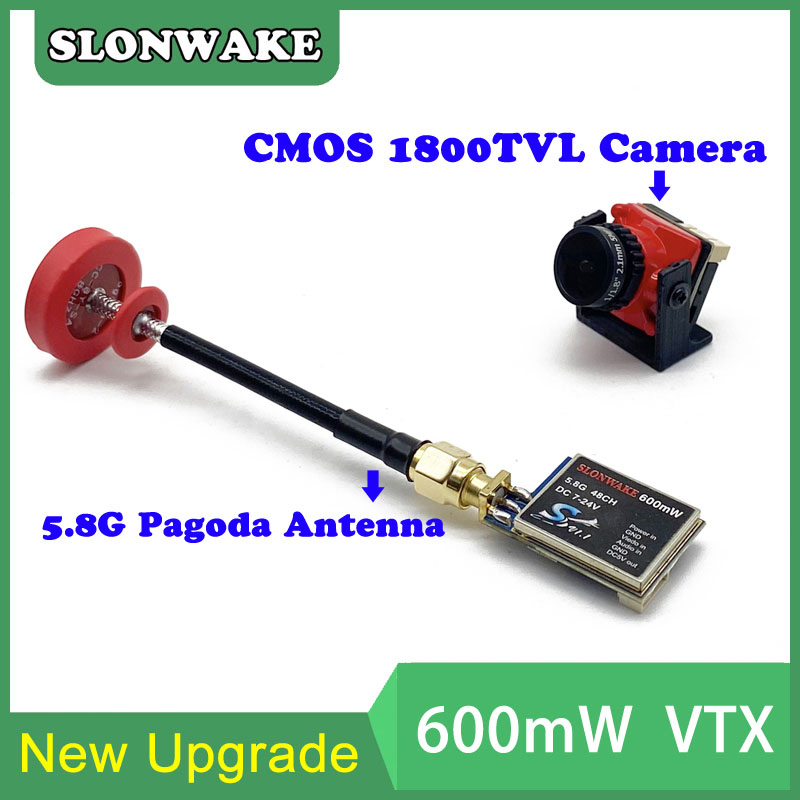 5.8G 48CH 600mW adjustable VTX - огляд і ціна Drone Rc Controller And Receiver