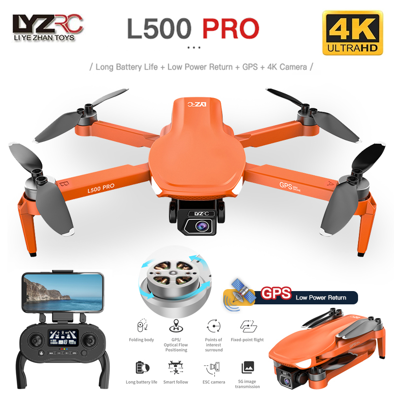 L500 PRO GPS Drone 4K Profesio - огляд і ціна Drone Rc Team City
