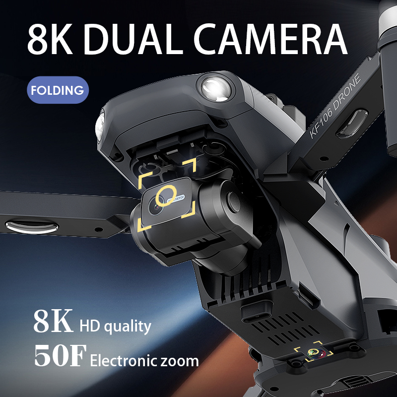 2022 NEW KF106 Max Drone 8K Pr - огляд і ціна Drone Rc Team City
