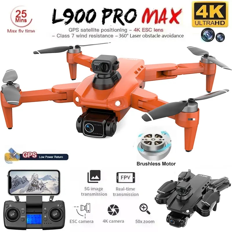 L900 Pro MAX GPS Drone 4K Prof - огляд і ціна Drone Rc Team City