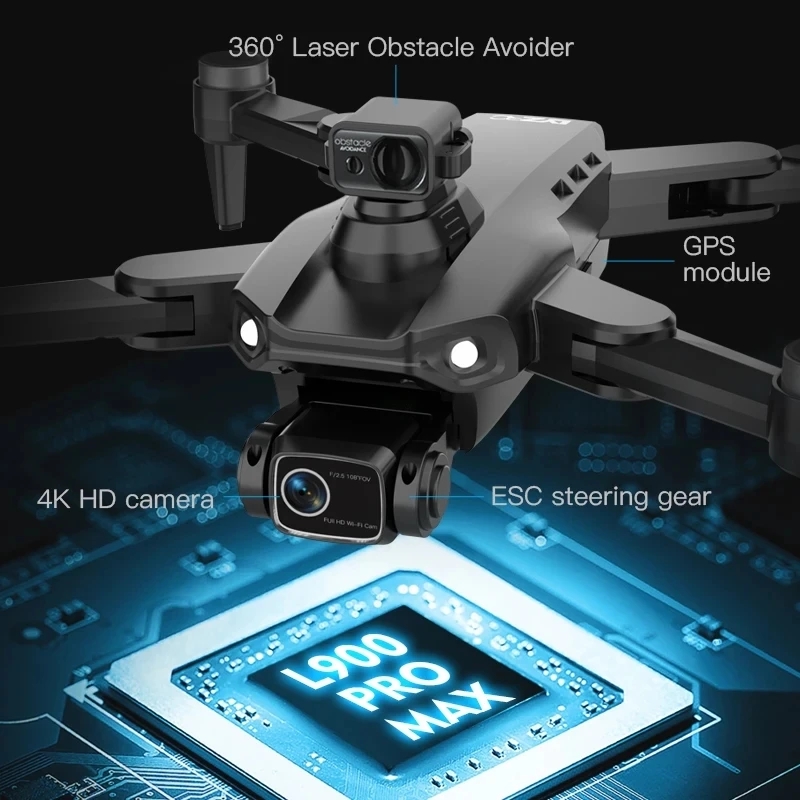 L900 Pro MAX GPS Drone 4K Prof - огляд і ціна Drone Rc Team City
