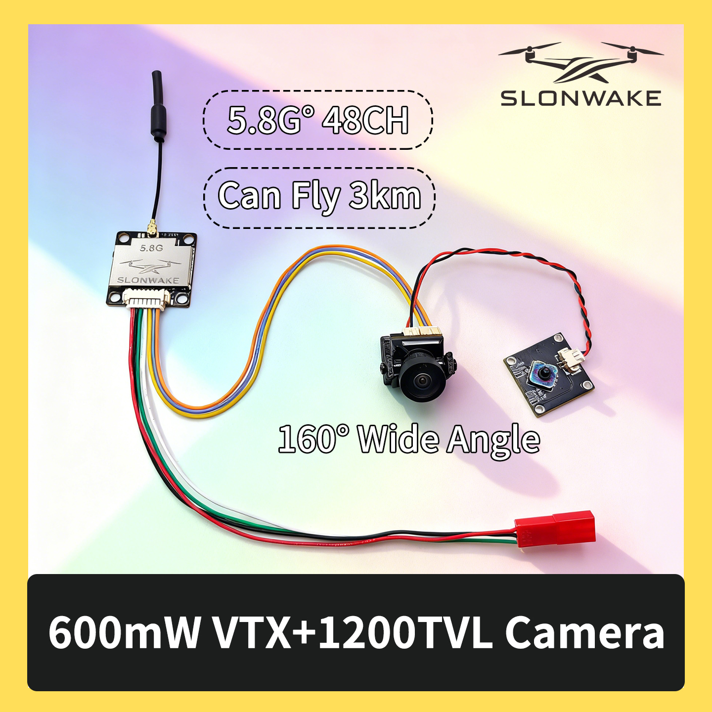 SLONWAKE 5.8G 600mW 7-24V FPV  - огляд і ціна Drone Rc Controller And Receiver