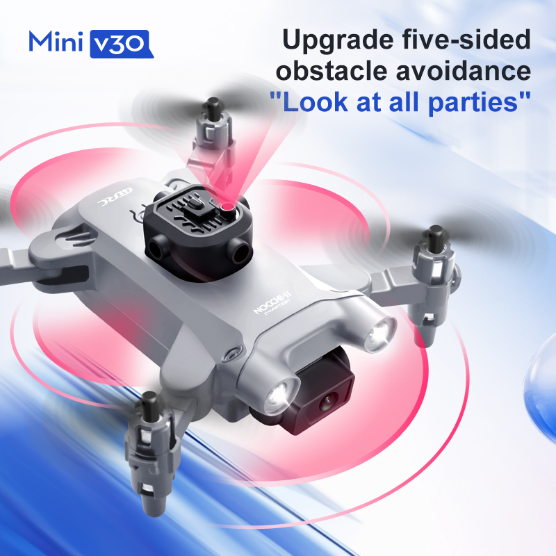 Mini V30 WiFi FPV Drone With 4 - огляд і ціна Drone Rc Foldable