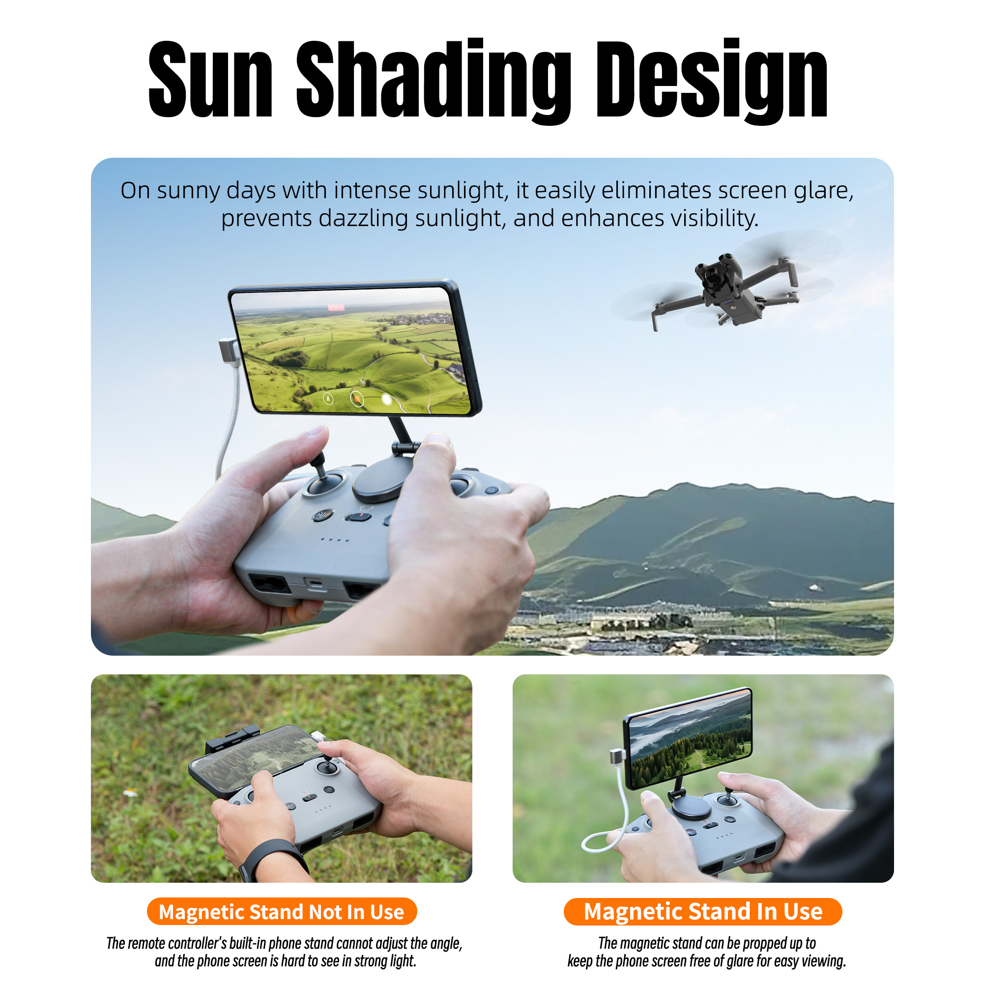 Adjustable Magnetic Phone Stan - огляд і ціна Drone Rc Pro 2