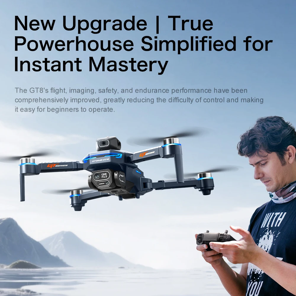Lenovo GT8 RC Drone GPS 8K HD  - огляд і ціна Drone Rc Foldable