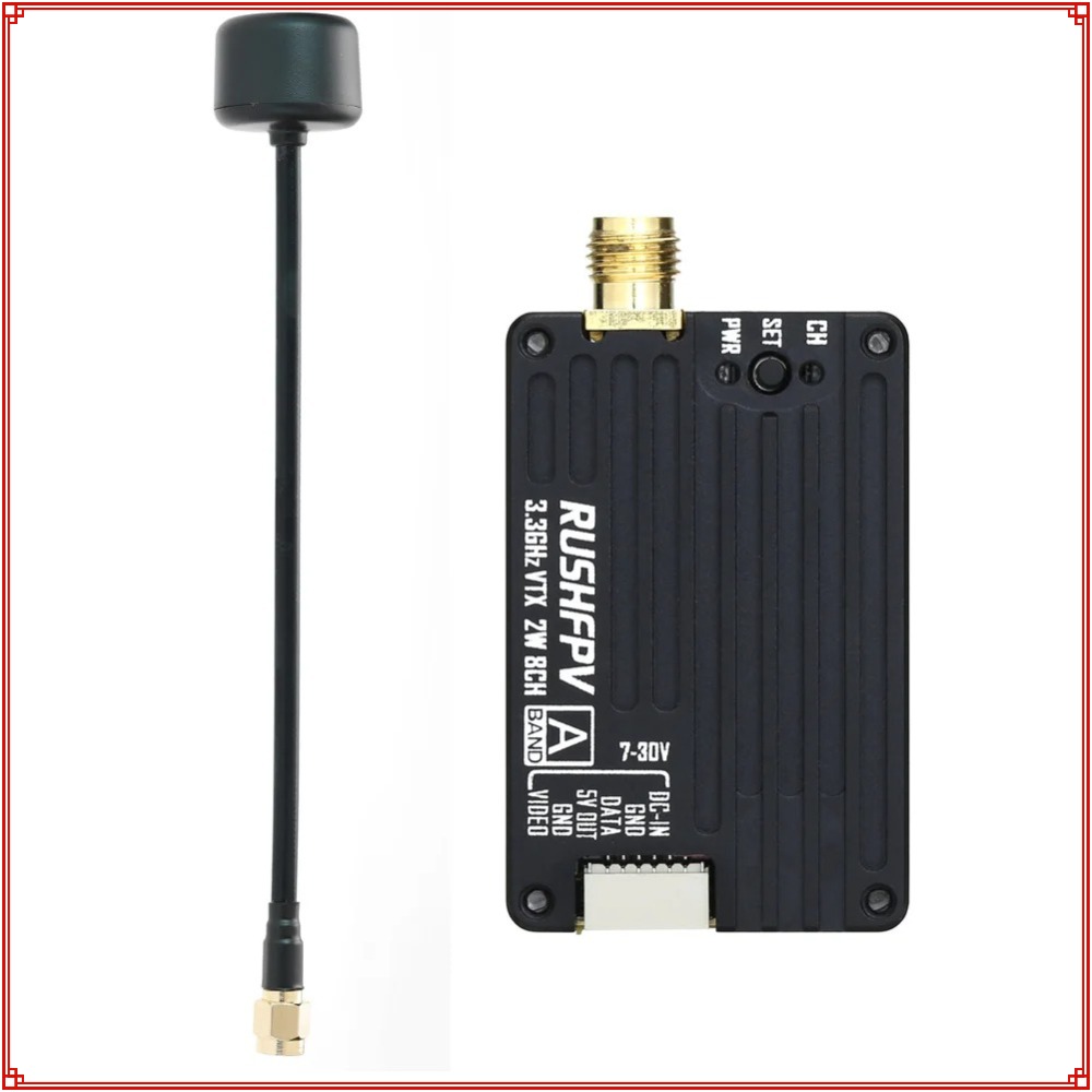 2026 New RUSHFPV 3.3G 2W VTX T - огляд і ціна Drone Rc Controller And Receiver
