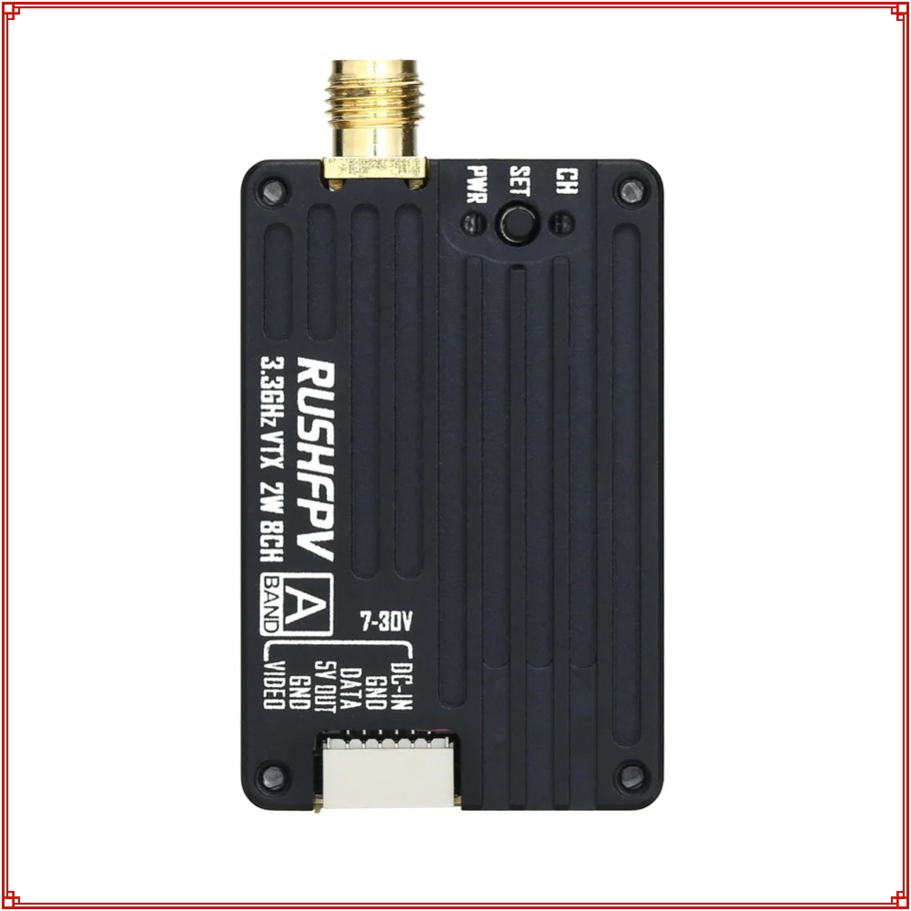 2026 New RUSHFPV 3.3G 2W VTX T - огляд і ціна Drone Rc Controller And Receiver