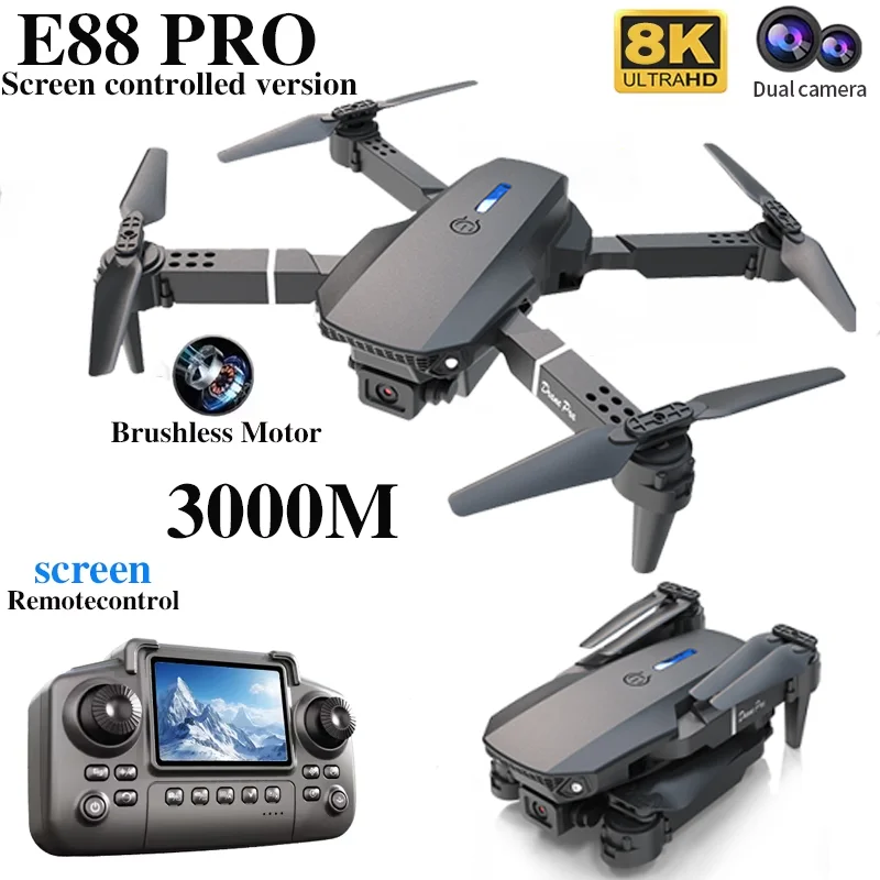 Professional E88 PRO Drone wit - огляд і ціна Drone E88 Rc Quadcopter