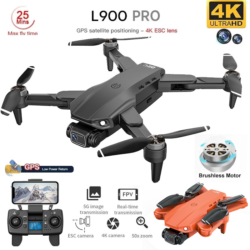 L900 Pro GPS Drone 4K Professi - огляд і ціна Drone Rc Foldable