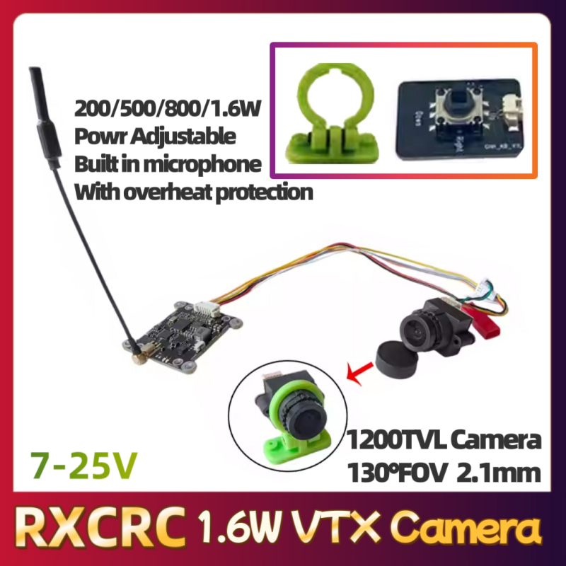 RXCRC 5.8G Module 48CH 1.6W VT - огляд і ціна Drone Rc Controller And Receiver