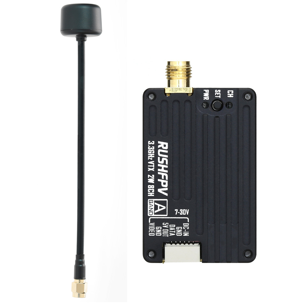 RUSHFPV 3.3G 2W VTX Transmitte - огляд і ціна Drone Rc Controller And Receiver