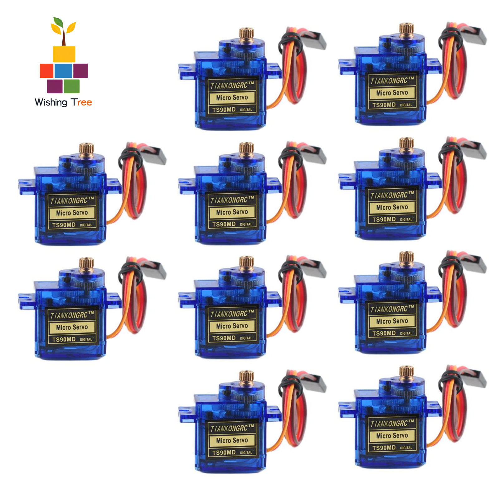 10PCS TS90MD 9g Digital Micro  - огляд і ціна Drone Rc Jet