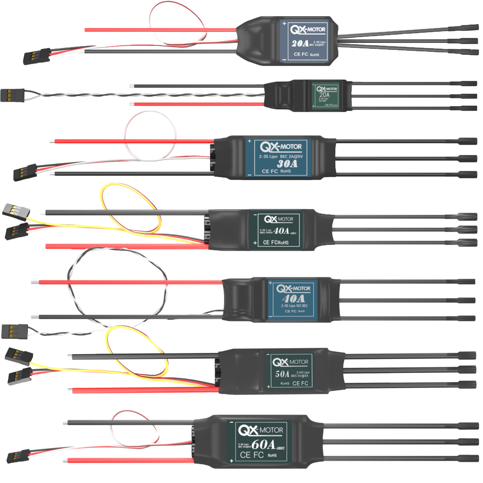 20A-120A Brushless ESC Speed C - огляд і ціна Drone Rc Jet