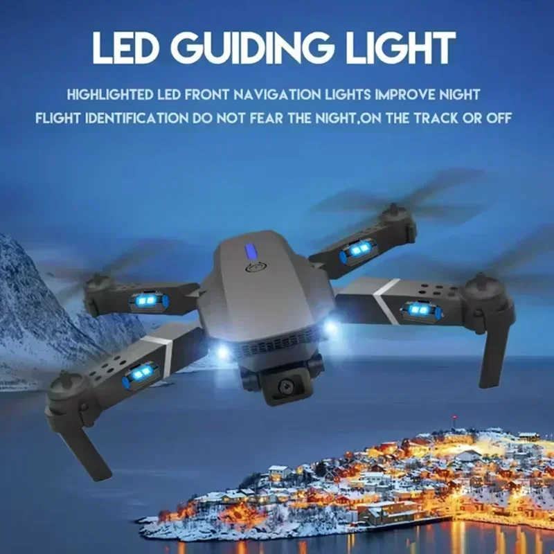 E88 Pro WIFI FPV Drone Wide An - огляд і ціна Drone E88 Rc Quadcopter