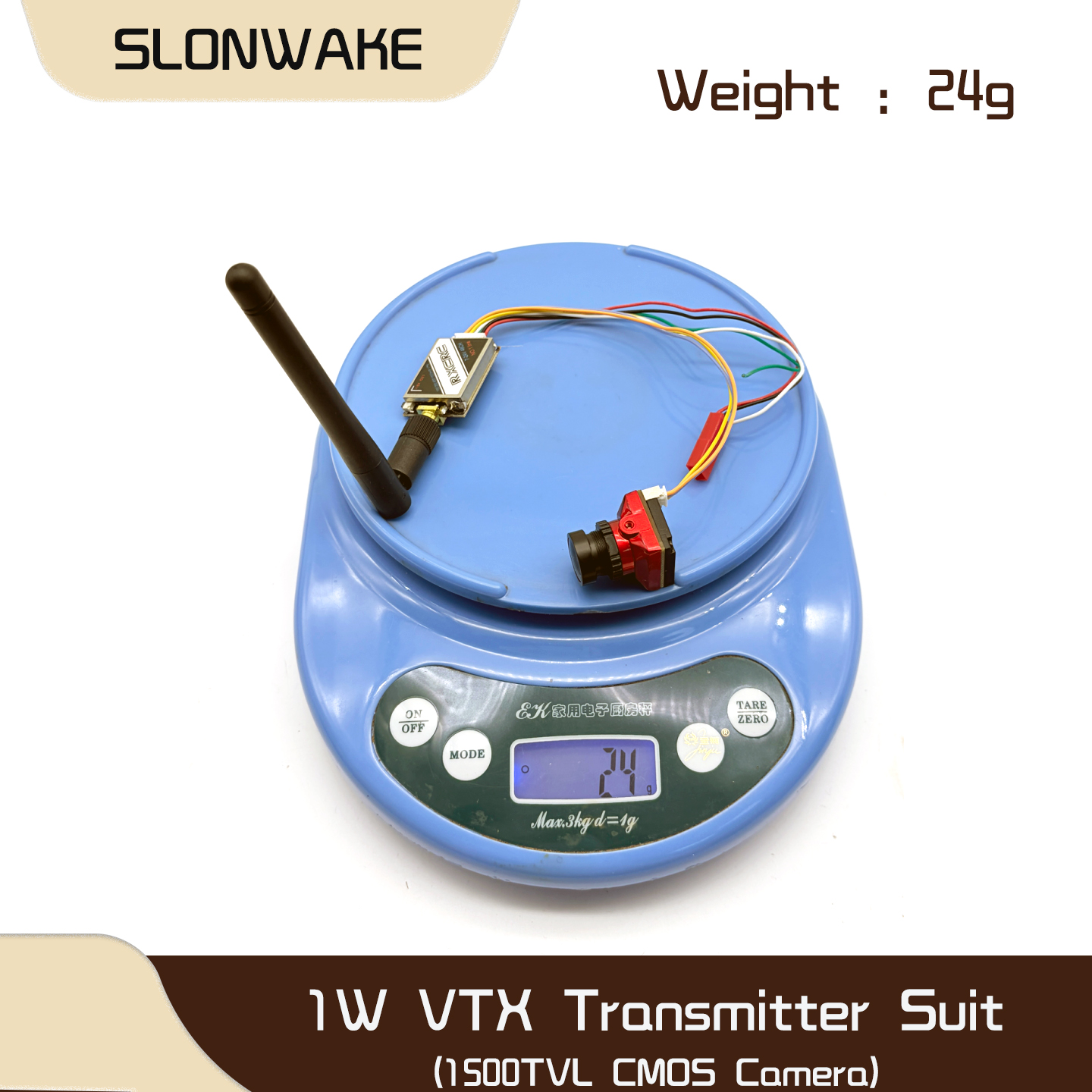 SLONWAKE  5.8G 48CH 1W VTX 100 - огляд і ціна Drone Rc Controller And Receiver