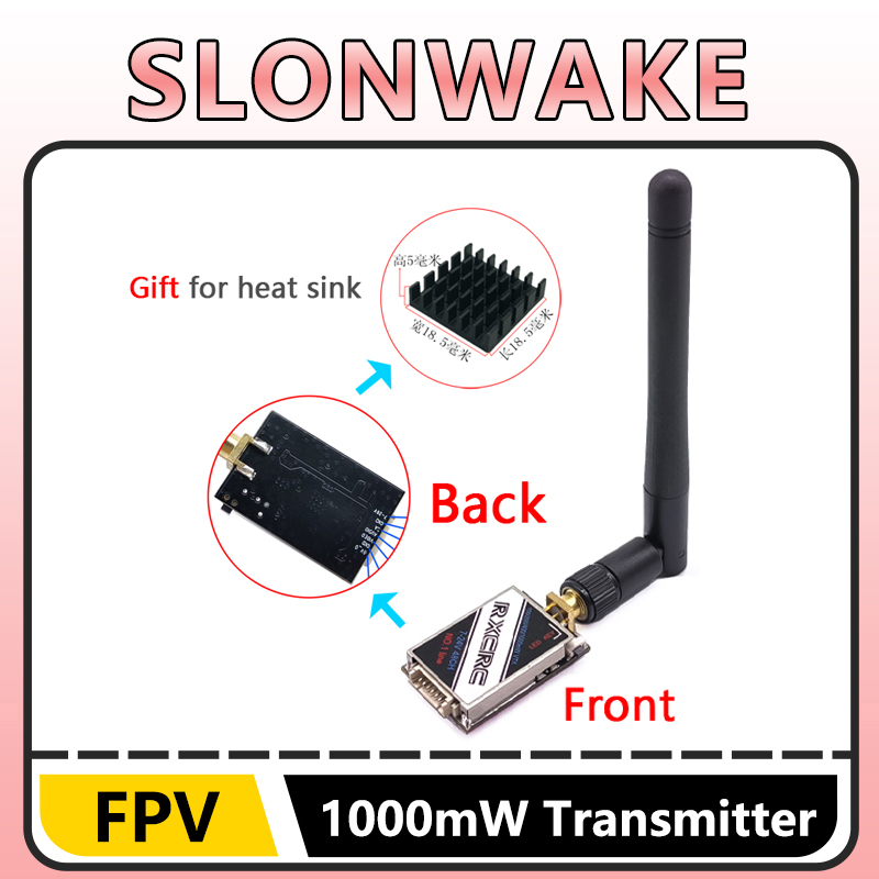 SLONWAKE  5.8G 48CH 1W VTX 100 - огляд і ціна Drone Rc Controller And Receiver