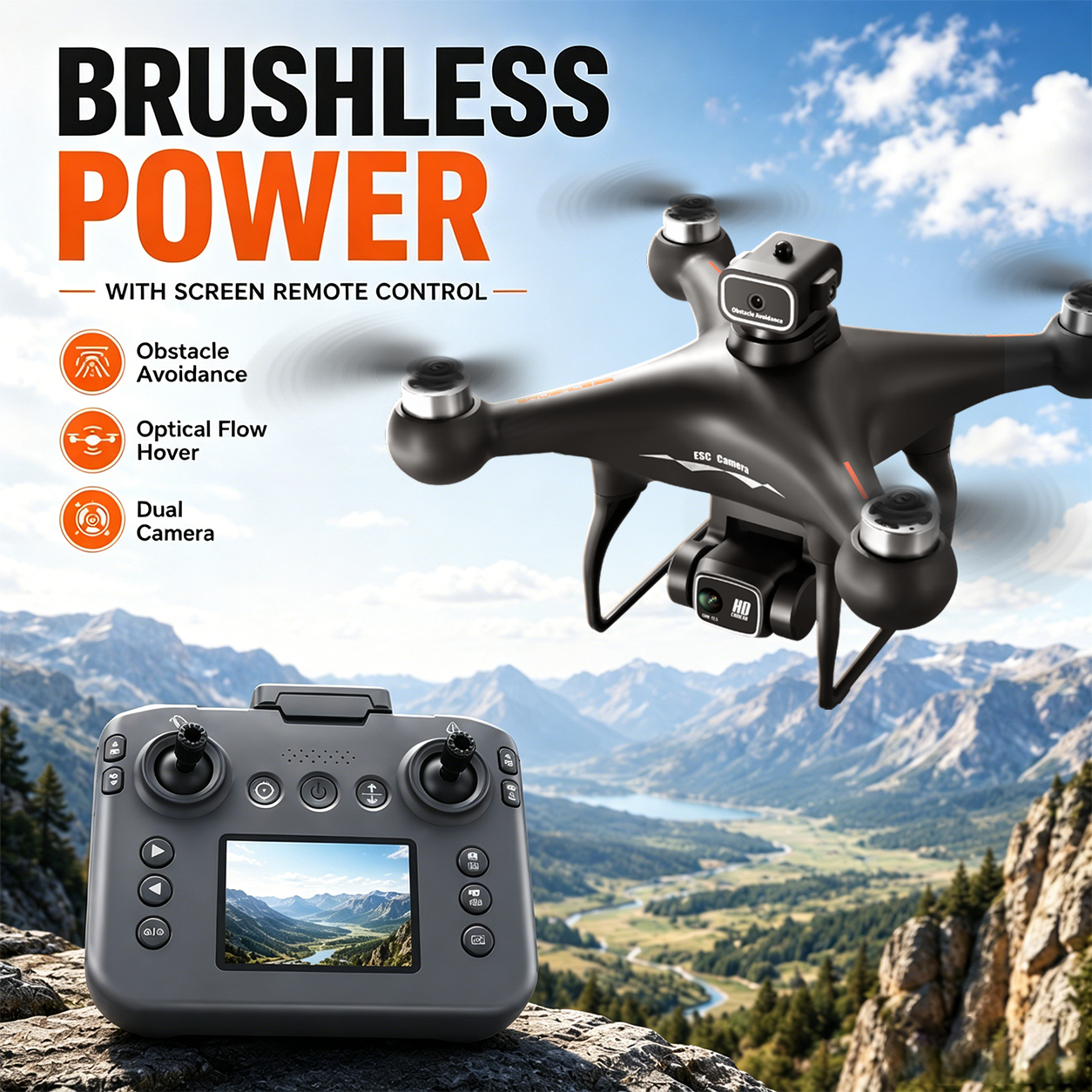 RC Drone 4K HD Dual Camera 90° - огляд і ціна Drone Rc Under 1000