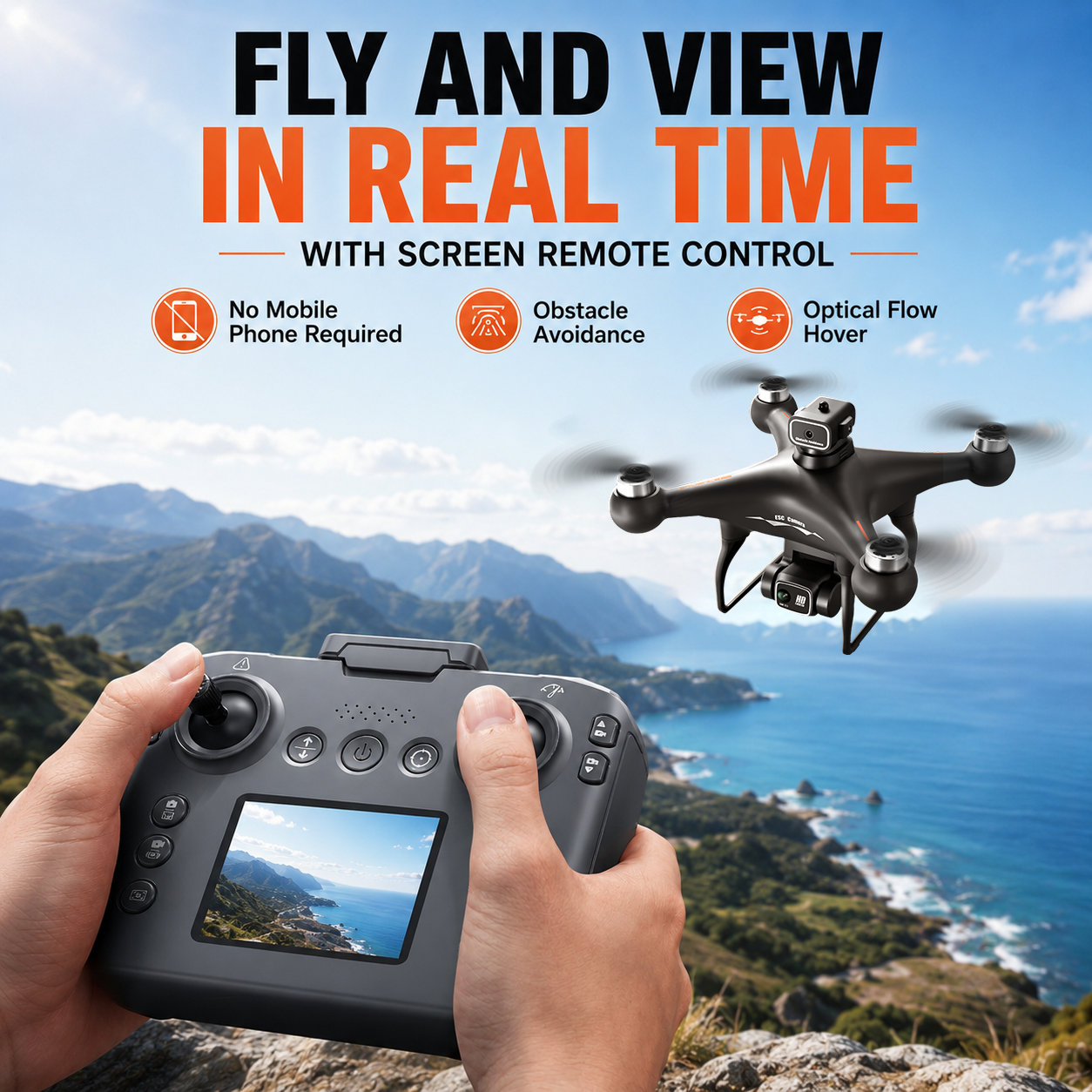 RC Drone 4K HD Dual Camera 90° - огляд і ціна Drone Rc Under 1000