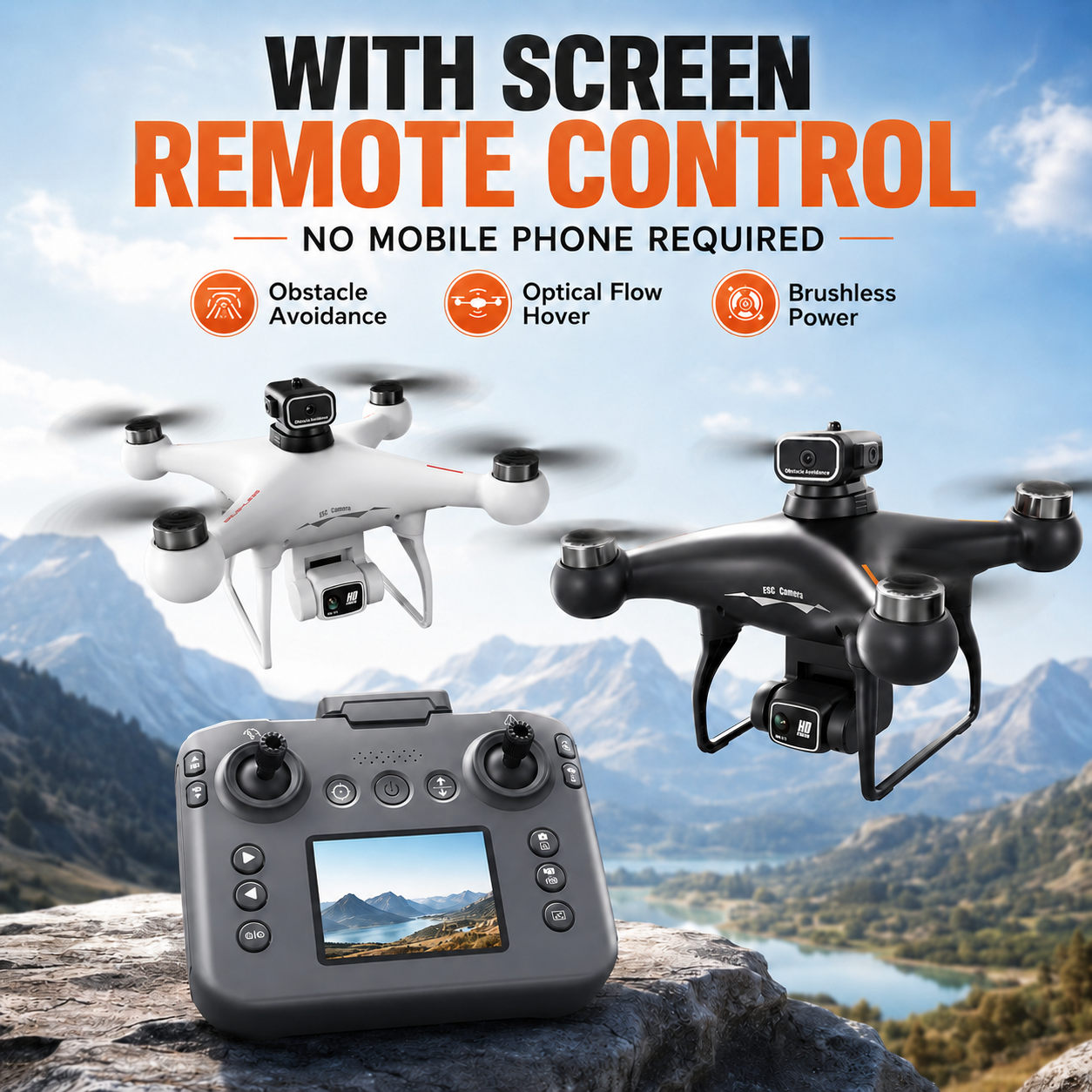 RC Drone 4K HD Dual Camera 90° - огляд і ціна Drone Rc Under 1000