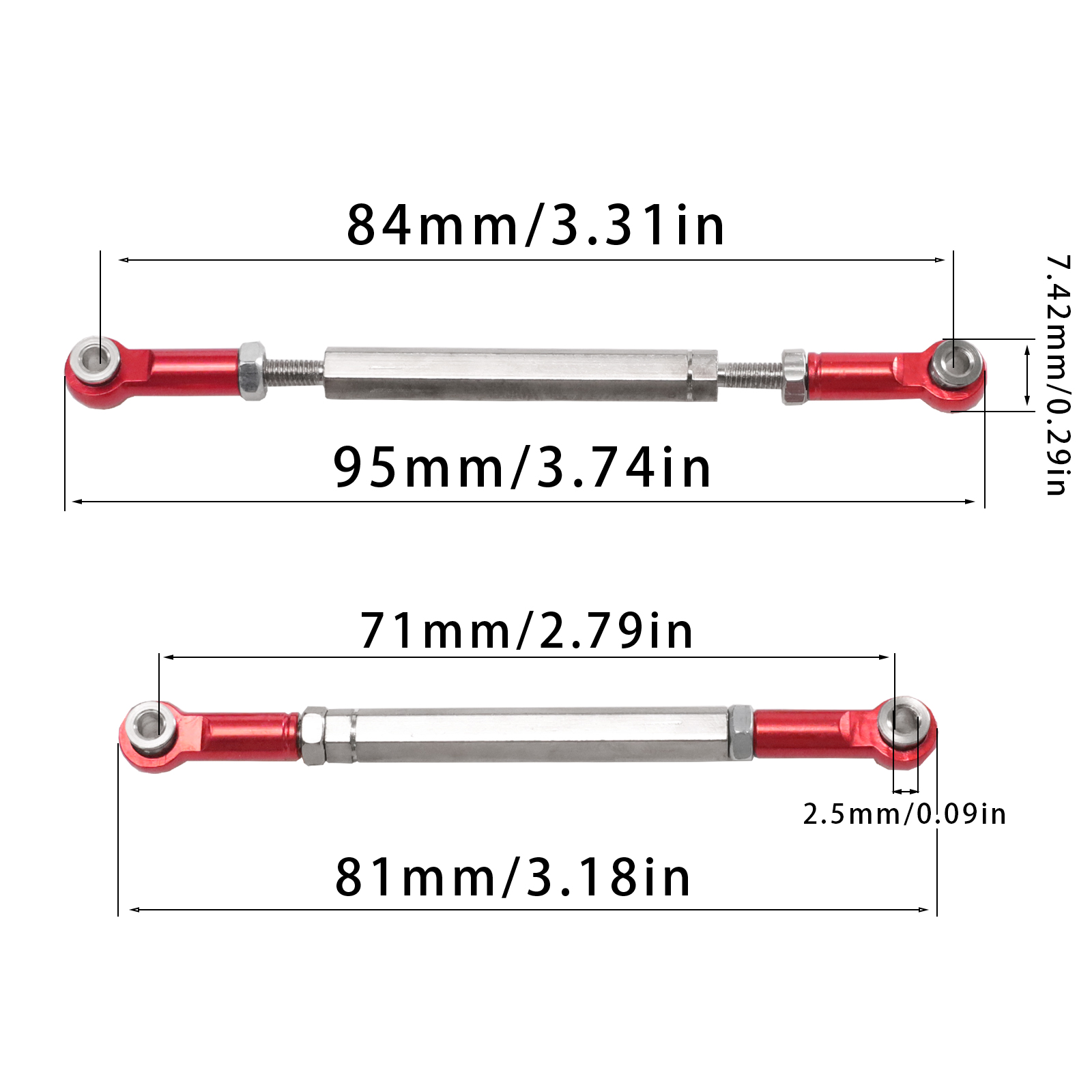 MN128 Suspension Tuning Kit 1/ - огляд і ціна Rc Suspension Arm