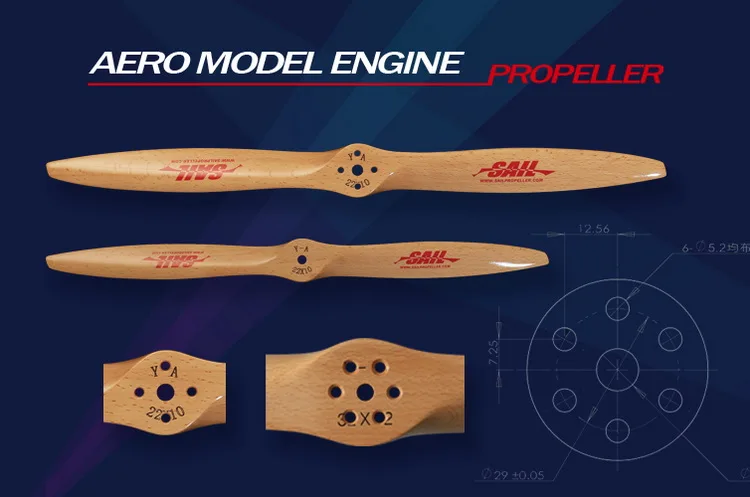 DLE SAIL Specific German Beech - огляд і ціна Propeller Balancer Tool