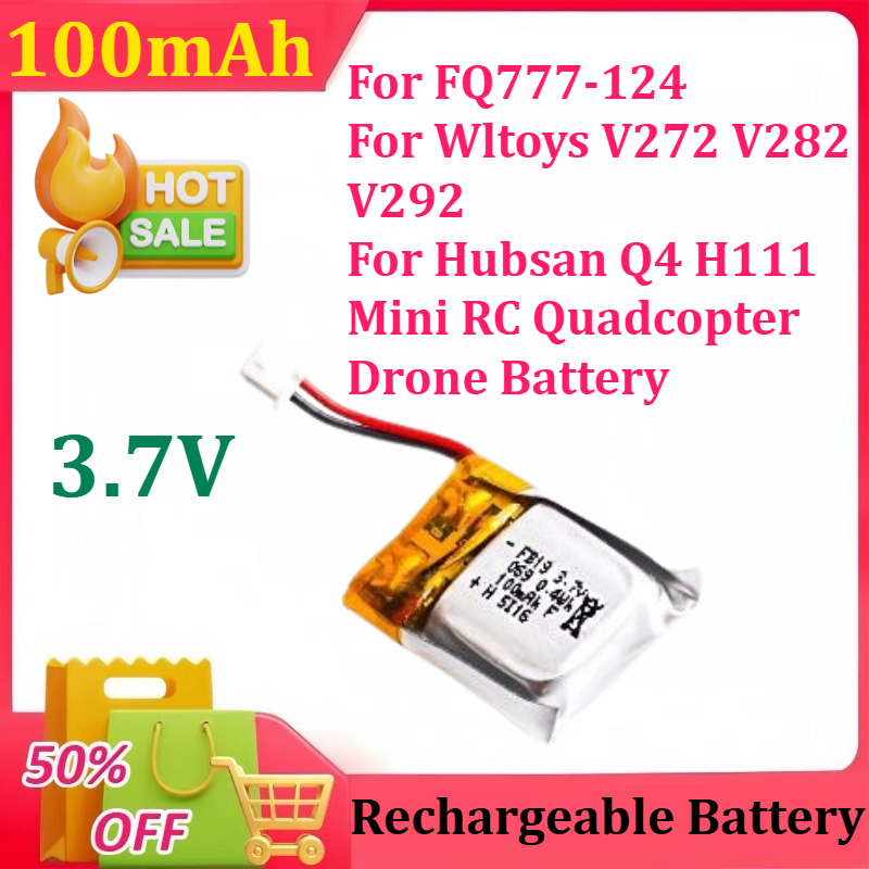 3.7V 100mAh Lipo Battery for F - огляд і ціна Drone Fq777 Rc Quadcopter