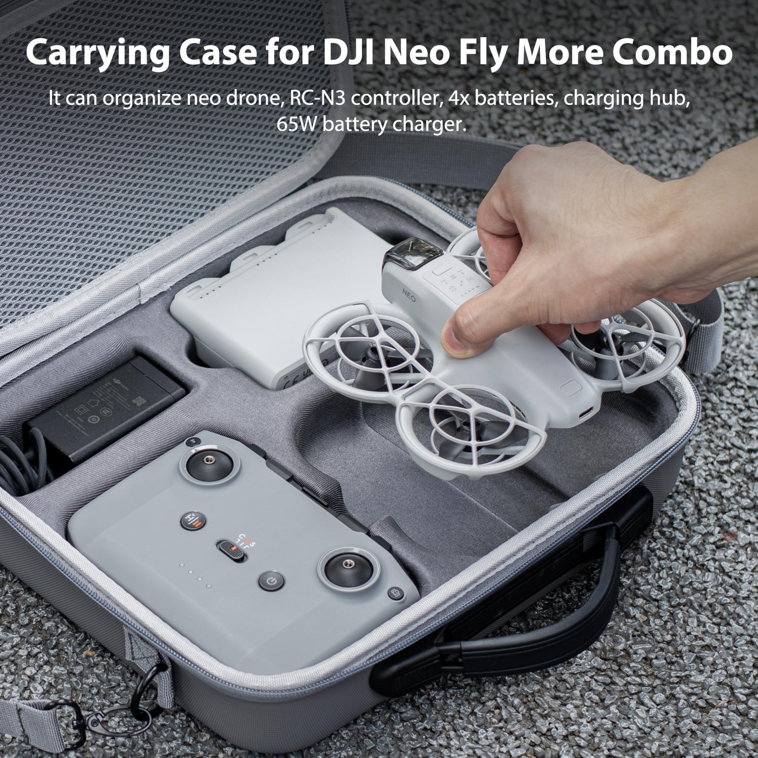 Portable PU Storage Carrying C - огляд і ціна Drone Dji Rc N2