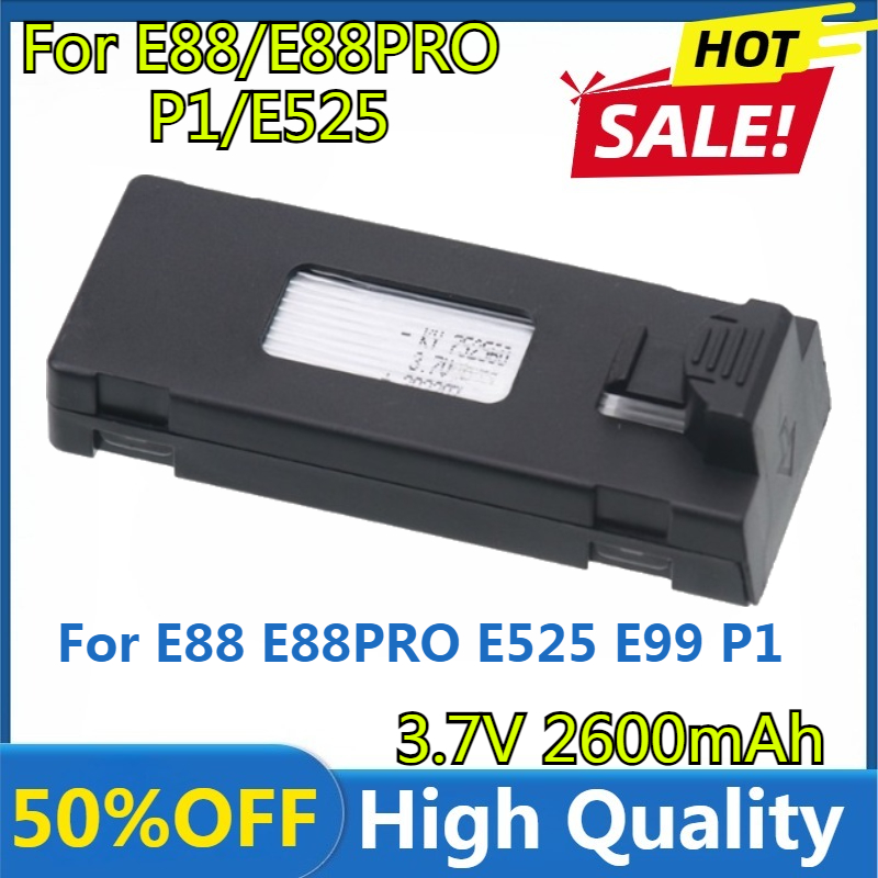 E88 Battery 3.7V 2600mAh Lipo  - огляд і ціна Drone E88 Rc Quadcopter