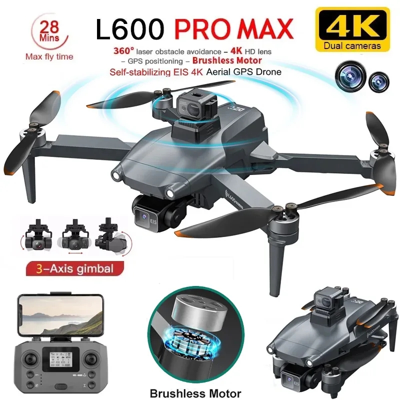 L600 PRO MAX GPS Drone Profess - огляд і ціна Drone Rc Team City