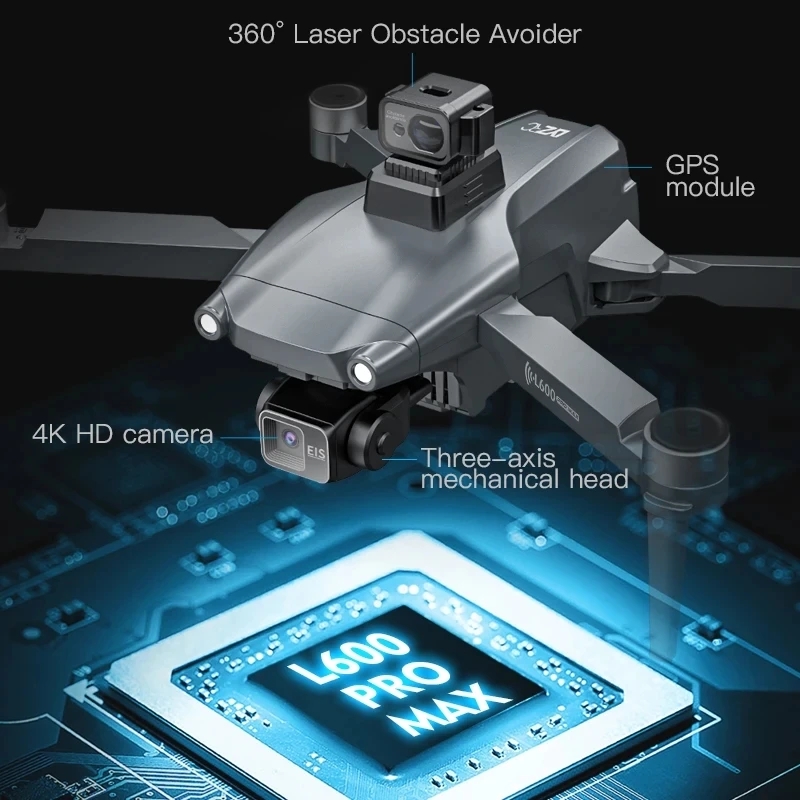 L600 PRO MAX GPS Drone Profess - огляд і ціна Drone Rc Team City