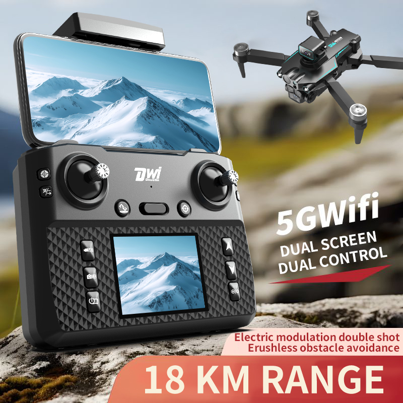 DWI D22 8K Screen FPV RC Drone - огляд і ціна Drone Rc Foldable