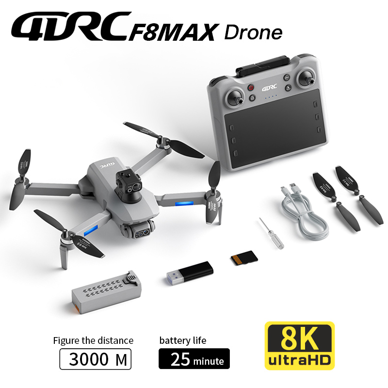 F8 MAX GPS Drone Professional  - огляд і ціна Drone Rc Team City