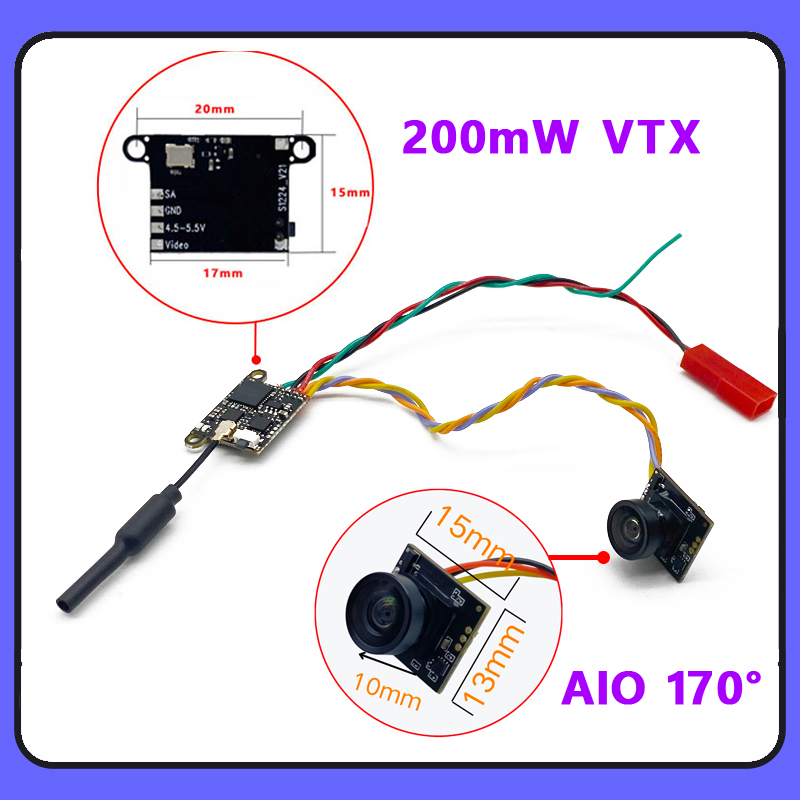 SLONWAKE 5.8G 1200TVL FPV Came - огляд і ціна Drone Rc Controller And Receiver