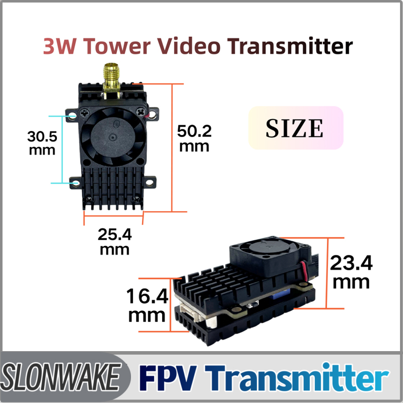 SLONWAKE 5.8G 3000mW Simulatio - огляд і ціна Drone Rc Controller And Receiver