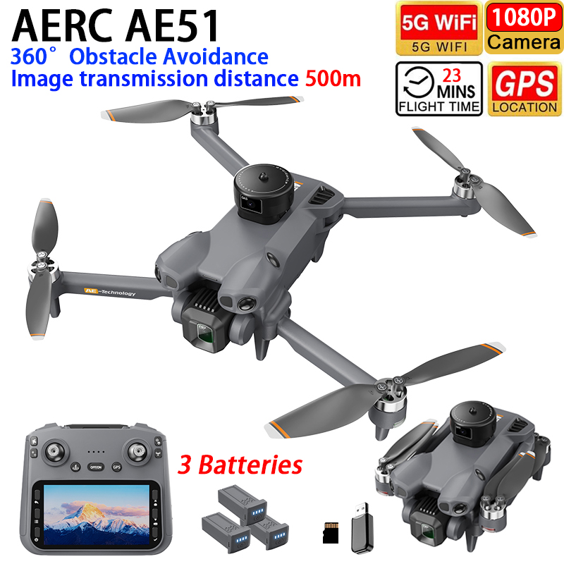 AERC AE51 Drone GPS WIFI FPV E - огляд і ціна Drone Rc Team City