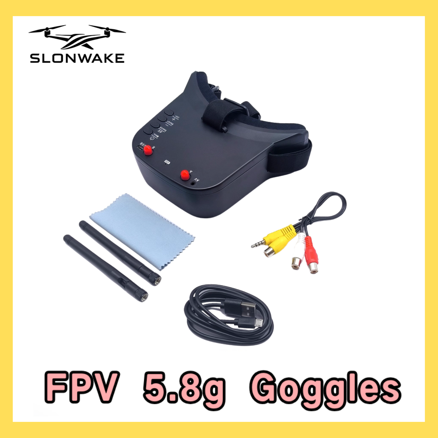 SLONWAKE 5.8G 48CH FPV 400mw V - огляд і ціна Drone Rc Controller And Receiver