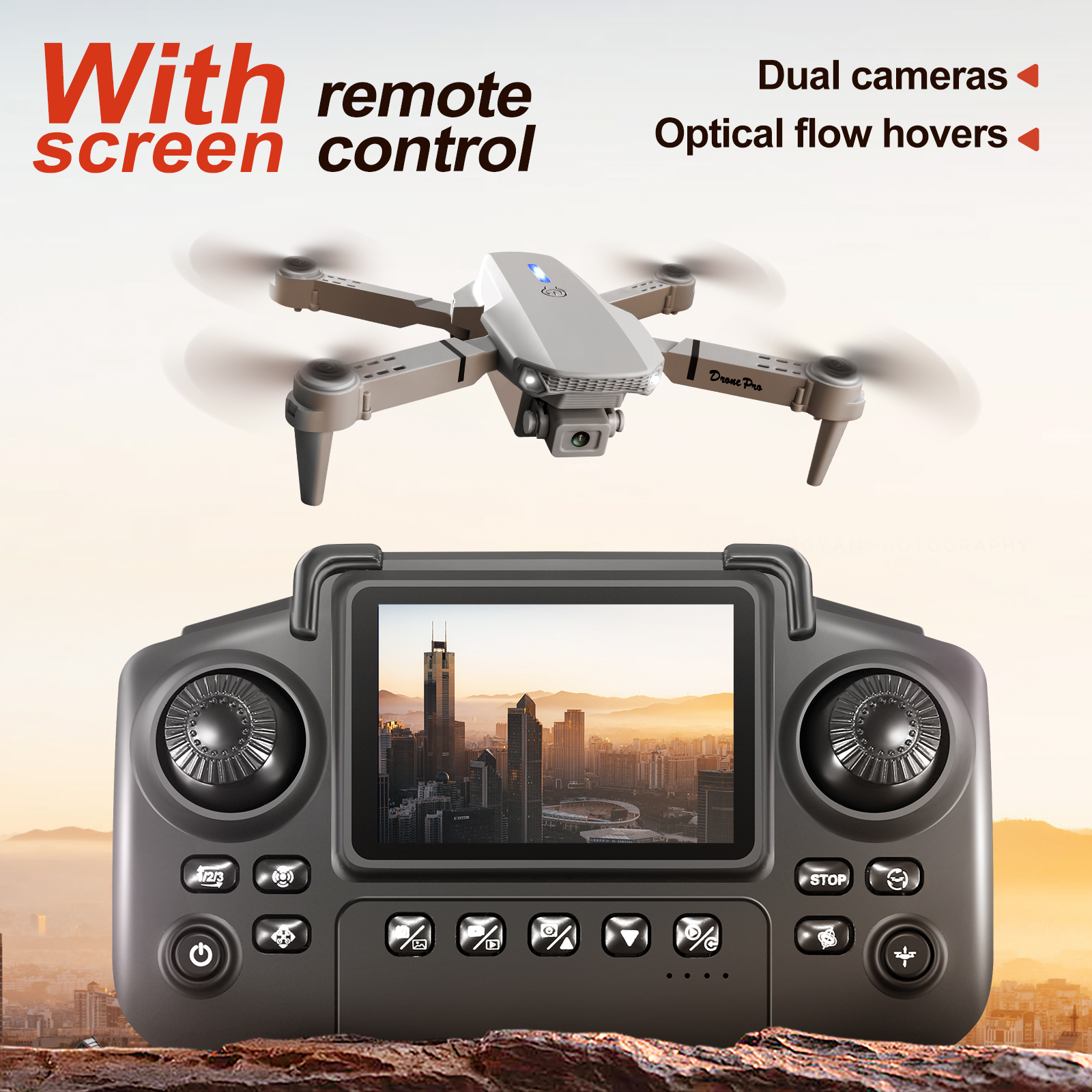 E88 Mini Portable Drone HD Aer - огляд і ціна Drone E88 Rc Quadcopter