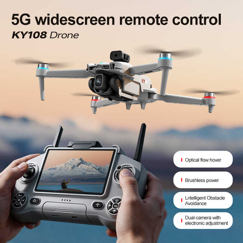 2026 New KY108 Drone With 8K C - огляд і ціна Drone Rc Foldable